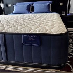 King Size Mattress Stearns & Foster Estate Rockwell Luxuri Firm 12” Inches New From Factory With its Plastic Delivery Same Day