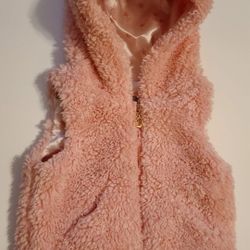 Urban Republic pink faux fur vest