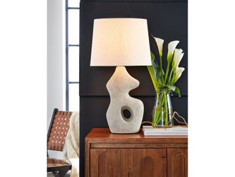 Chadrich Antique Beige Table Lamp (Set of 2)