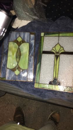 Set Of 2 Staines Glass