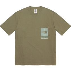 Supreme X The North Face Printed Pocket Tee Olive 