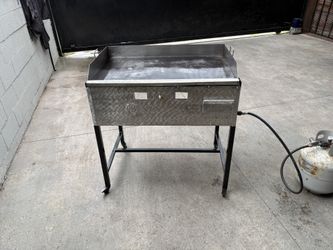 Plancha Nueva De 3/8 De Gruesa De 36X22 Con Tamque De Gas Incluido