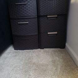 Brown Storage Drawers