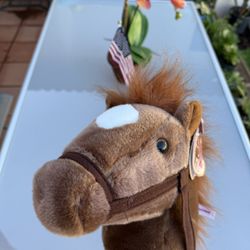 Aurora Rideable Giddy-Up Brown Pony Stuffed Animal - Active Fun (Northridge LA) 