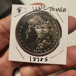 1878 S Morgan Silver Dollar Uncirculated Toned