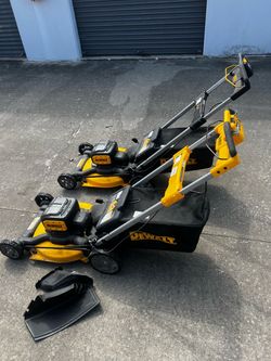 Used lawn mower dewalt tool only 120$ each one