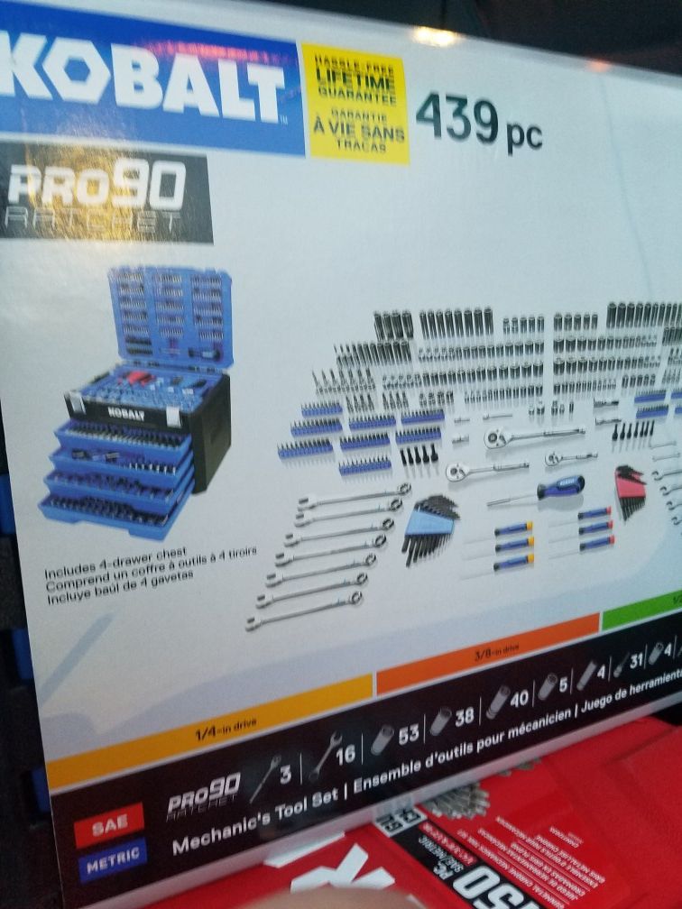 439 piece Kobalt tool set $200