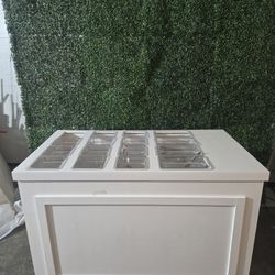 Carrito Para Postres Y Letras De Luces