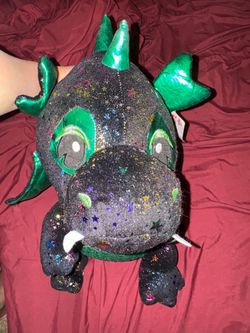 16-inch Black Dragon plush from The Toy Factory's