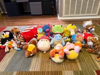 Large lot of stuffed animals new offers only