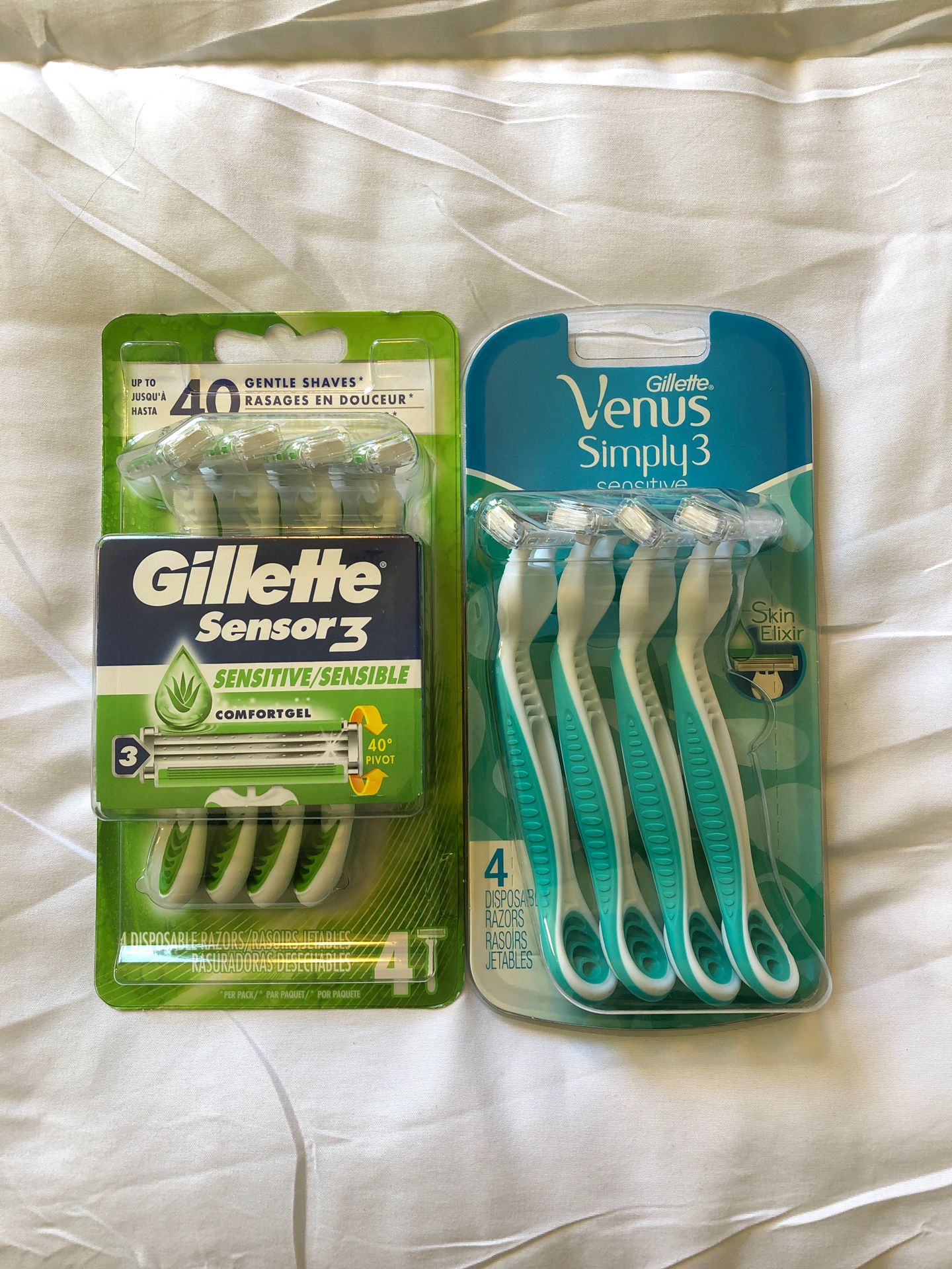 Razors - new, His and hers bundle. Gillette and Venus