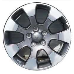 Jeep Wrangler Wheel Grey Polished (5)