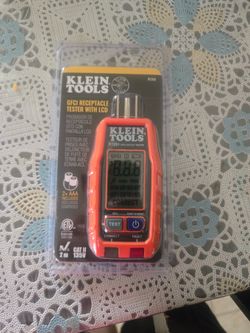 Klein Tools GFCI receptacle tester with LED