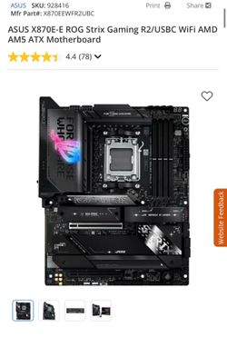 ASUS X870-E ROG STRIX GAMING AMD MOTHERBOARD