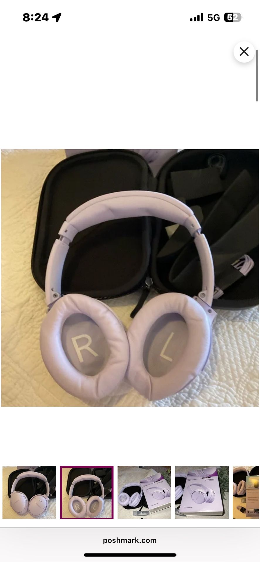 sports bose quietcomfort bluetooth wireless noise cancelling headphones chilled lilac