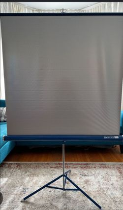 Vintage Da-lite flyer projector screen
