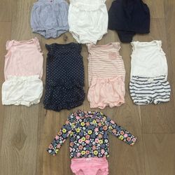 Bundle of 3-6 Months Girls Summer Clothes
