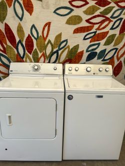 Maytag washer and dryer laundry