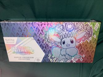 Brand new sealed Pokemon prismatic evolution super premium collection box