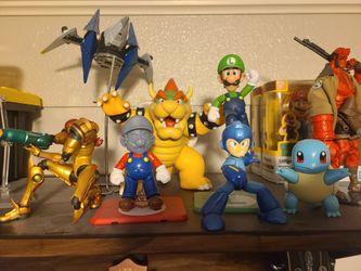 Samus Mario Luigi Bowser Starfox Squirtle Megaman