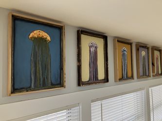 Lambarri Original and Unique 5 Pieces Painting with Certificate of Authenticity by Lambarri.