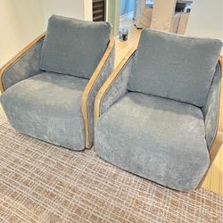 2 SWIVEL CHAIRS- Each Over 700 PERFECT NEW CONDITION 