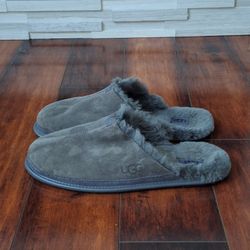 UGG Australia Hyde Scuff Slippers Men's US Size 12 1123660 Gray