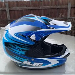HJC Shattered Men's CS-MX Off-Road/Dirt Bike Motorcycle Helmet - MC-2