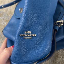 Coach Leather Bookbag 