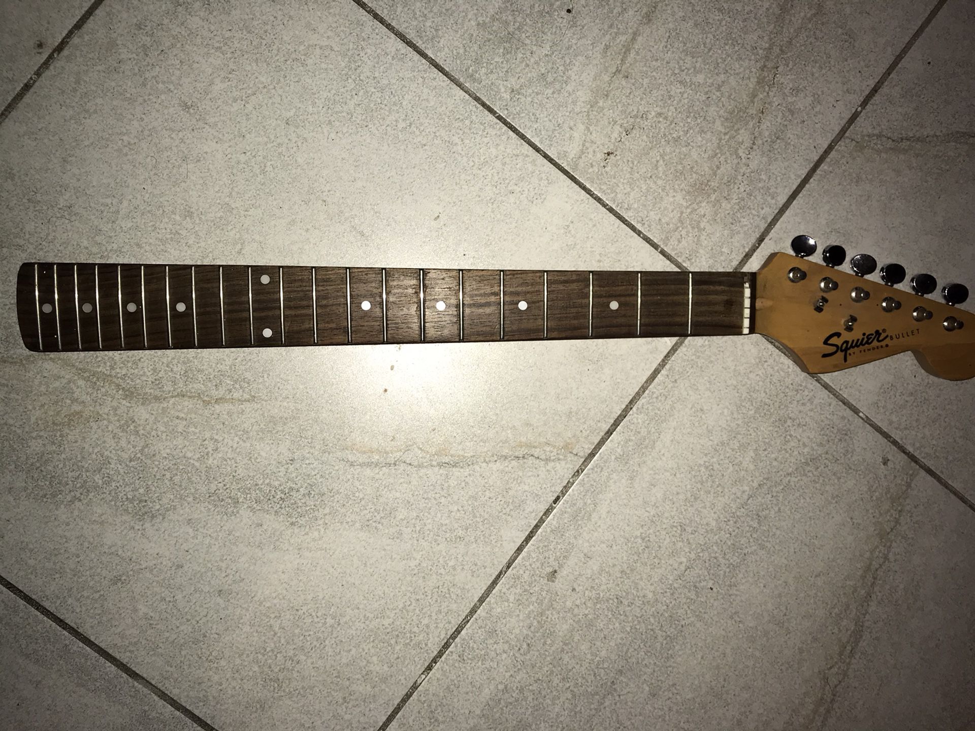 Squier bullet stratocaster guitar neck with tuners