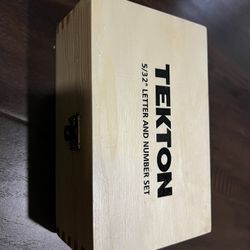 TEKTON 5/32 Inch Letter And Number Stamp Set (36-piece)