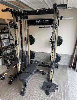 NEW IN BOX- Major Fitness B52 PRO Squat Rack Power Cage Functional Trainer Home Gym Smith Machine