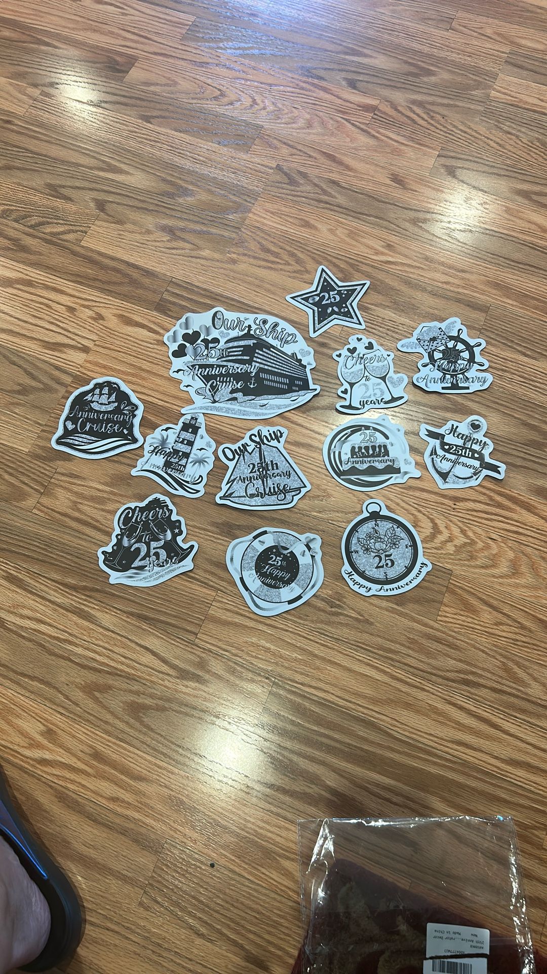 Cruise Door Magnetic Anniversary 25th Set