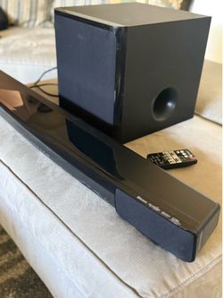 Yamaha YAS-203 Sound Bar with Wireless Subwoofer - Mint Condition