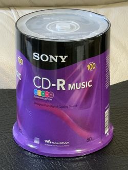 Sony CD-R Music Discs - 100 Count