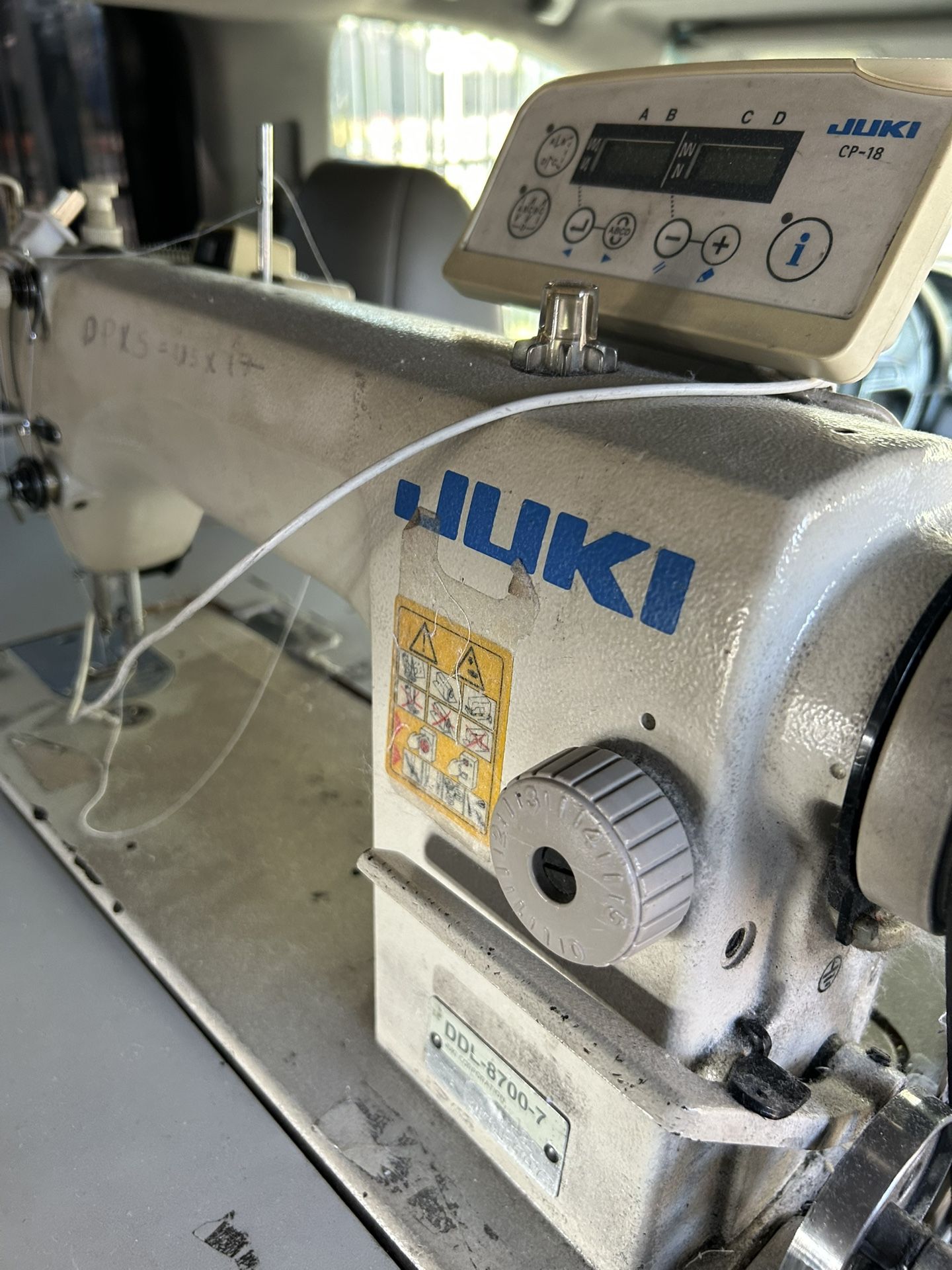 Single Needle Juki Machine