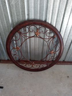 Large Brass Style Wall Hanger 