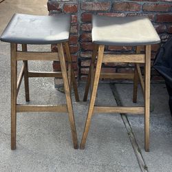 Stools (two) used