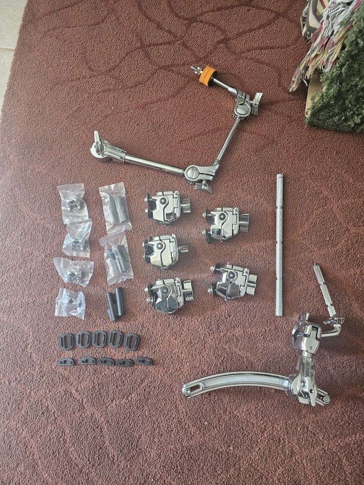 Various Ludwig Atlas Mounting Hardware