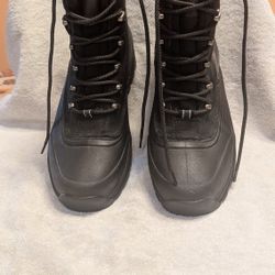 Lands' End Mens Waterproof Heavy Duty Boots Leather/Suede Size 10.5 EE NEW!