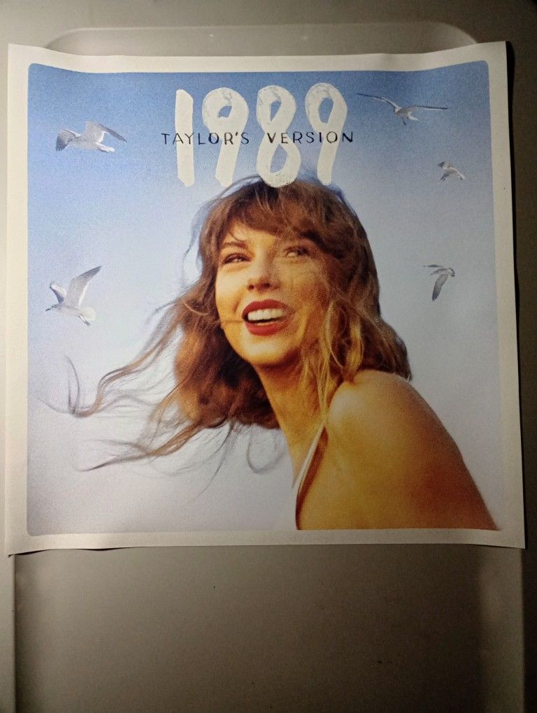 Taylor Swift 1989 Taylor's Version Album Cover Canvas Poster Swiftie Fan Art Deco