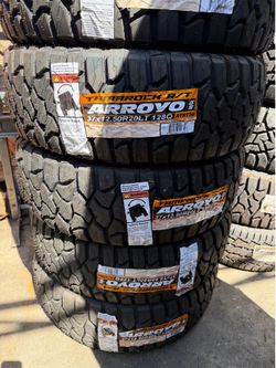 37X12.50R20 Arroyo RT Nuevas Instaladas Y Balanciadas Gratis