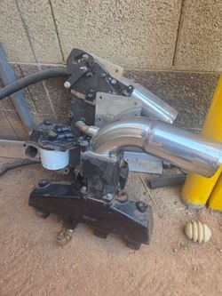 Mercruiser 454 exhaust risers manifold