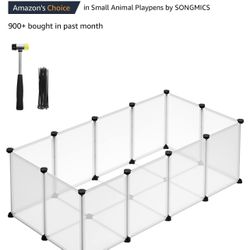 Pet Play Pen (clear ) New Tulare 