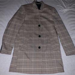 Men’s H&M Plaid Pea Coat