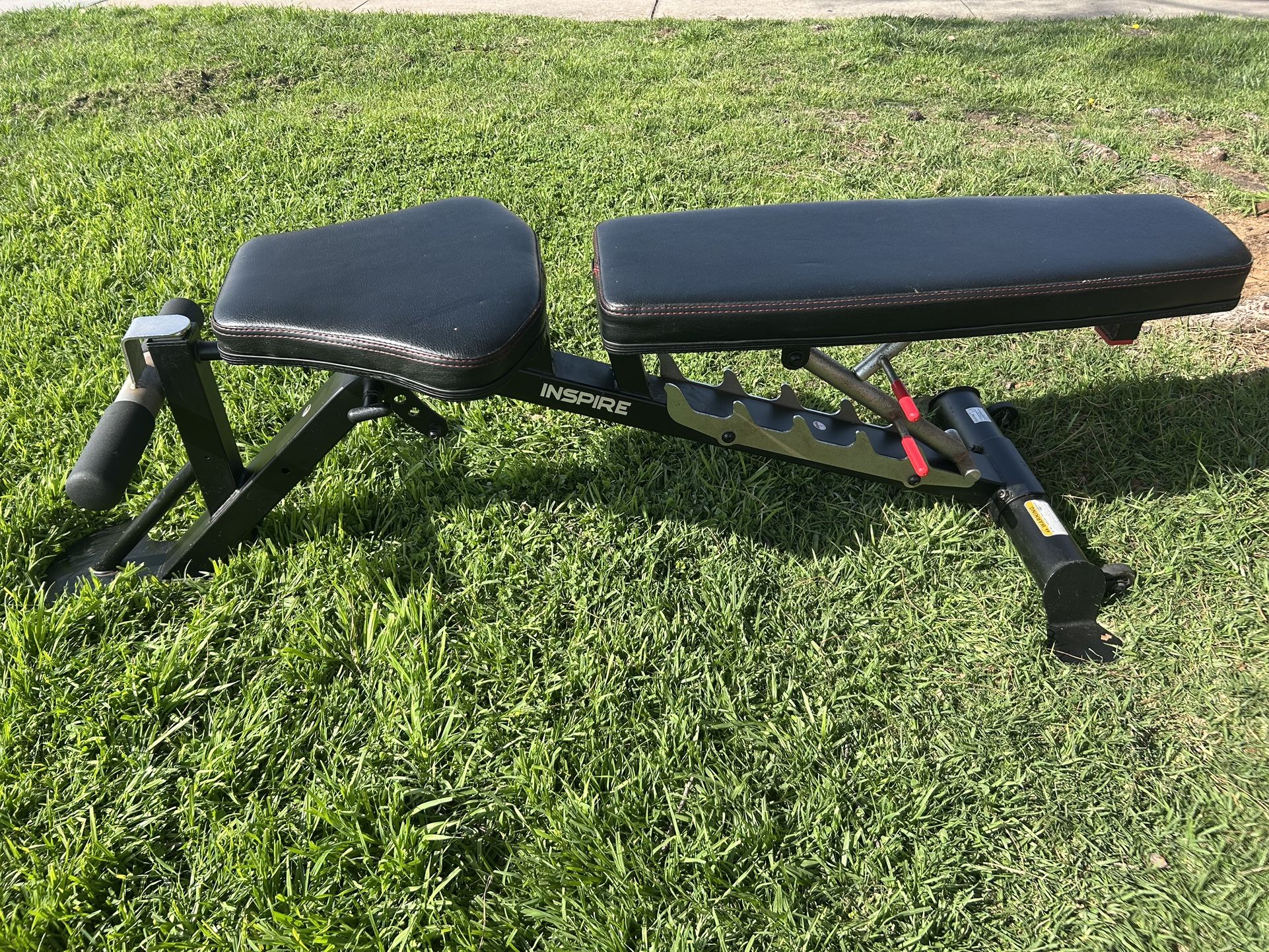 Inspire Fitness SCS Weight Bench With Leg Extension