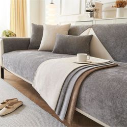 “New”Plush Sofa Cushion,non Slip ,pet Friendly(36” X82”)