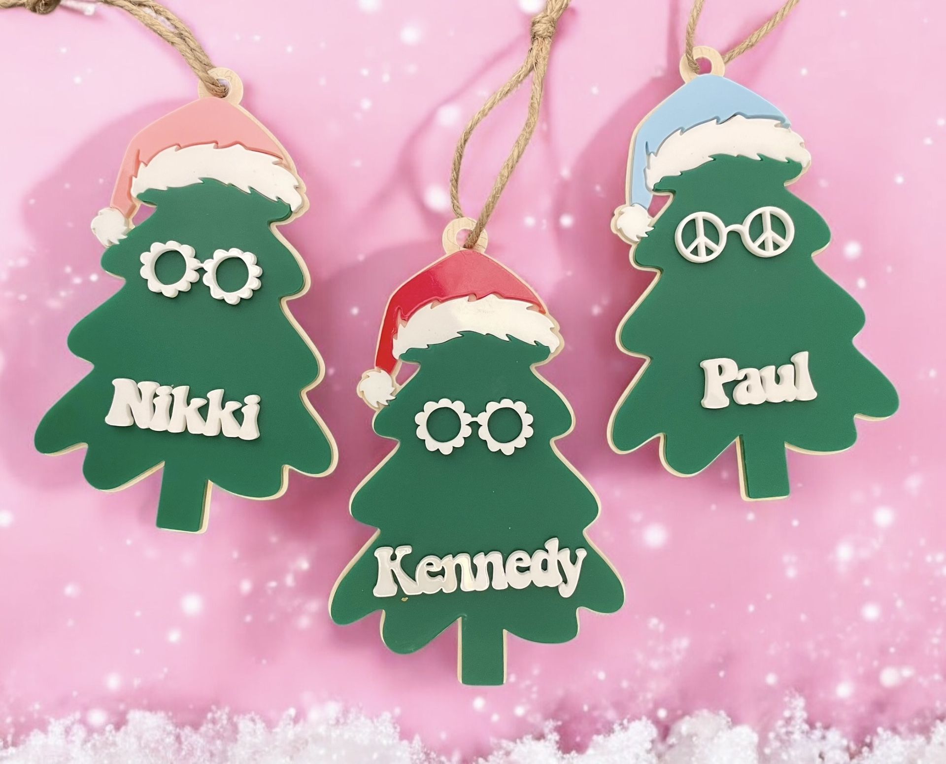 Groovy Christmas Ornaments