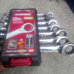 Husky Wrench,Ratchet Combination Set