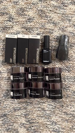Nailboo Nail Dip Powder Starter Kit with 6 Dips  (Like New)